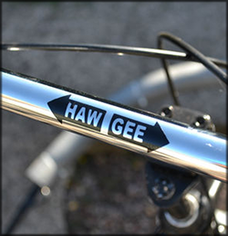 Gee Haw Handlebar Sticker